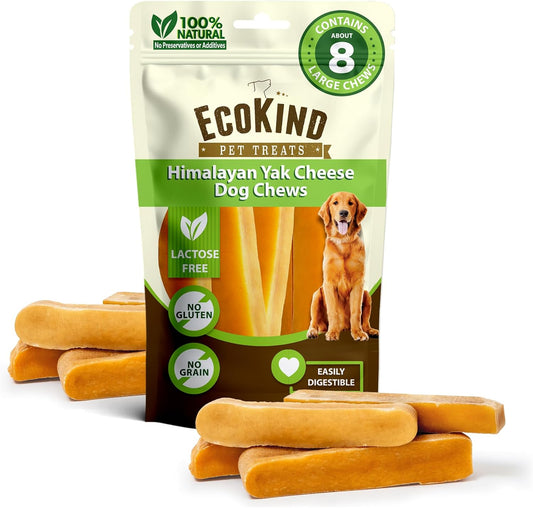 “Long-Lasting Yak Chews for Large Dogs (100% Natural)”
